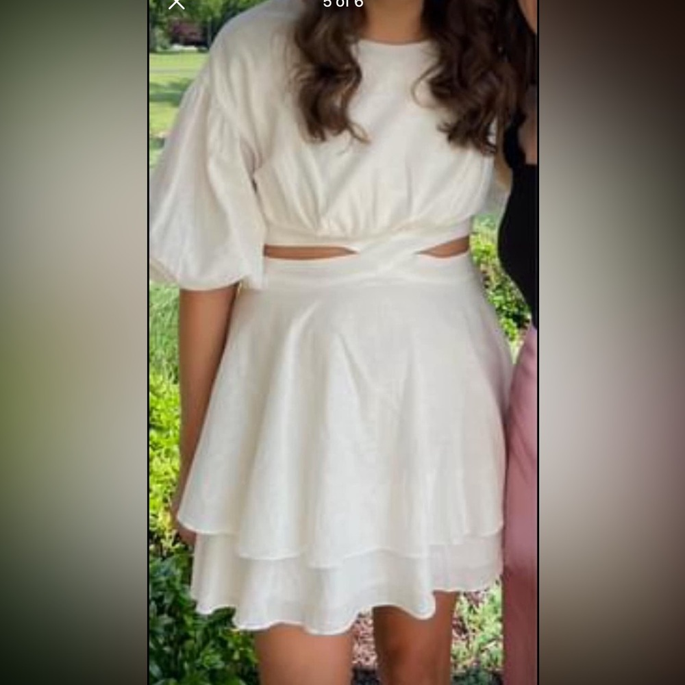 White dress
